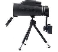 TSMBIKE Mini télescope monoculaire Prisme Portable BAK4 Optique avec trépied HD 80X100 Zoom monoculaire portatif Support téléphone Portable Prendre des Photos Haute Puissance