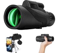 TSMBIKE Monoculaires 40x60, télescope monoculaire à Zoom Haute Puissance FMC BAK4 Prisme pour Les Concerts voyageant la Faune avec trépied Pince pour téléphone