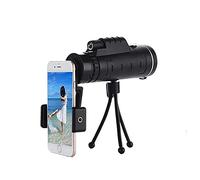 TSMBIKE Télescope monoculaire 40 x 60 pour téléphone Portable avec Support pour Smartphone et trépied pour l'observation des Oiseaux, Le Camping, la randonnée, Les Voyages, la FA