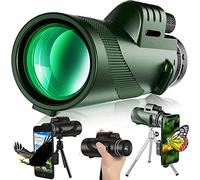 TSMBIKE Télescope monoculaire 40x60 HD télescope monoculaire Adultes avec Support pour Smartphone trépied Jumelles monoculaires étanches pour l'observation des Oiseaux Voyage ran