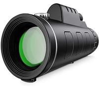 TSMBIKE Télescopes monoculaires 40X60 HD monoculaire étanche FMC BAK4 avec Support de Smartphone trépied pour l'observation des Oiseaux/Camping/randonnée/Voyage