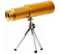 TSMBIKE Télescopes monoculaires à Grand oculaire 10 x 50, Miroir Optique Pirate Extensible entièrement en métal, Petits télescopes légers et étanches, pour l'extérieur et Le nau