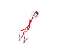 TSMORY Adaptateur de charge portable 6 USB avec double clip de sortie pour batterie de véhicule électrique avec écran LCD