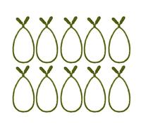 TSMORY Attache torsadée flexible sécurisée pour rampe d'escalier et fil de polyester pour plantes, facile à installer et durabilité des plantes, bande de liaison facile à installer