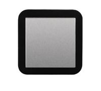 TSMORY Bloc en acier professionnel avec base en caoutchouc, plaque d'estampage de bijoux, bloc de travail du métal, enclumes en acier pour bijoux