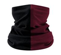 TSMORY Cache-cou en polaire pour temps froid coupe-vent double couche en tissu doux pour sports d'hiver - Accessoire de protection en polaire