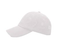 TSMORY Chapeau de baseball respirant à séchage rapide avec ventilation pour activités de plein air Disponible en 6 couleurs, blanc, XS-XL
