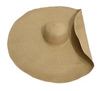 TSMORY Chapeau de paille surdimensionné délicat pour la plage, le soleil, surprise pour la Saint-Valentin pour petite amie