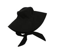 TSMORY Chapeau de pêcheur pour sports de plein air, randonnée, pare-soleil à large bord, respirant, résistant au soleil, chapeau cloche respirant, Noir , XS-XL