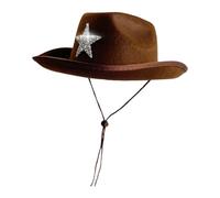 TSMORY Chapeaux western en strass étincelants pour un design classique pour l'extérieur et l'école, café, XS-XL