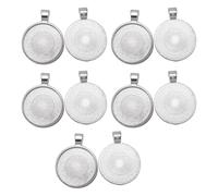 TSMORY Charme ronde élégante en alliage de zinc pour la création de bijoux faits à la main - Composants de colliers antiques - Fournitures de fabrication de bijoux, taille unique, Comme décrit