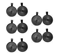 TSMORY Charme ronde élégante en alliage de zinc pour la création de bijoux faits à la main - Composants de colliers antiques - Fournitures de fabrication de bijoux, taille unique, Comme décrit