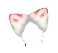 TSMORY Coiffe confortable en faux cheveux pour oreilles de chatte modifiable pour costume incidents tenues quotidiennes toutes les époques Unisexe Oreille d'animal Déguisement fête