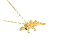 TSMORY Collier tendance avec pendentif dinosaure réglable pour ajouter un charme tendance à n'importe quel look, 32x14mm, Métal