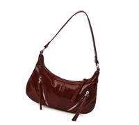 TSMORY Élégant sac à bandoulière pratique en cuir PU avec sangle réglable pour un usage quotidien et événement, b, One Size