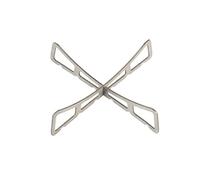 TSMORY Grille de cuisson en acier inoxydable de qualité alimentaire - Systèmes de vidange d'huile efficaces - Texture métallique empêchant les brûlures - Pour le camping et l'extérieur