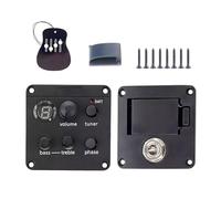 TSMORY ISYS+Equaliseurs Micro Guitare Acoustique Systèmes de Préampli Guitare Acoustique avec Tuner Equaliseurs Box Equaliseurs Accessoires Eas
