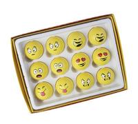 TSMORY Lot de 12 balles de golf en caoutchouc jaune pour entraînement sportif, pour enfants, hommes, femmes, récompense scolaire, balles de golf