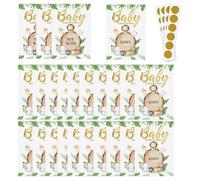TSMORY Lot de 24 cartes de jeu pour fête prénatale - Loteries à gratter - Billets - Cartes de tombola passionnantes - Fêtes amusantes - Activité de brise-glace