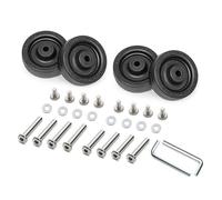 TSMORY Lot de 4 roulettes pivotantes de rechange très résistantes et silencieuses pour valises, Modèle 9, Beauté de masse