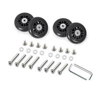 TSMORY Lot de 4 roulettes pivotantes de rechange très résistantes et silencieuses pour valises, Modèle 22, Beauté de masse