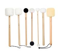 TSMORY Lot de 7 baguettes à percussion avec tête en feutre et poignées en bois pour instrument de percussion