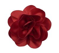 TSMORY Magnifique broche française délicate en satin avec motif unique pour une personne avant-gardiste, As shown in the figure, Satin