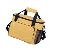 TSMORY Mallette à outils de couture ergonomique en tissu résistant à l'eau, plusieurs poches, compartiments spacieux, accessoires de projet artisanal, organiseurs d'outils de couture en polyester