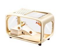 TSMORY Marinepark Réservoir tout-en-un avec protection automatique pour poissons de chasse et tortues d'animaux domestiques Structure d'alimentation intelligente Marinepark