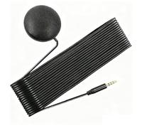 TSMORY Microphone de bureau intelligent avec lumière LED omnidirectionnelle 3,5 mm/USB compatible pour le travail à distance en ligne et suppression du bruit