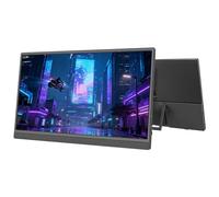 TSMORY Observation portable de 15,6 pouces avec support détachable Full 720p 1080p USB CREATE connexion pour ordinateur portable PC Play support détachable ordinateur portable observe