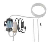 TSMORY Outil de nettoyage USB pour gravier avec siphon, nettoyeur efficace pour changer rapidement l'eau des aquariums, nettoyeur de siphon