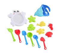 TSMORY Pack of 14 Water Play Toy for Kids Outdoor Sand Beach Bath Time Fun with Shovels and Molds Kids Outdoor Shovel Children's Portable Pool