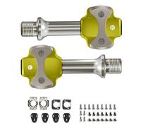 TSMORY Pédales de vélo à roulement scellé en alliage d'aluminium léger sans clip avec verrouillage automatique pour vélo de route et vélo Comm