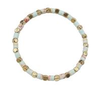 TSMORY Perles en pierre naturelle Shoushan fabriquées à la main pour femme, bijou tendance polyvalent pour un usage quotidien et les voyages, taille unique, Comme décrit