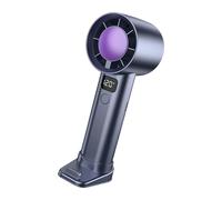 TSMORY Petit ventilateur de poche puissant à 120 vitesses rechargeable pour la maison, ventilateur de bureau à piles