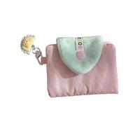 TSMORY Pochettes souples pour écouteurs et porte-monnaie, sac de rangement pratique pour les amateurs de mode et les étudiants, rose clair, As shown in the figure