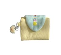 TSMORY Pochettes souples pour écouteurs et porte-monnaie, sac de rangement pratique pour les amateurs de mode et les étudiants, jaune, As shown in the figure