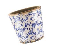 TSMORY Récipient à fleurs en céramique avec trous de drainage pour éviter l'engorgement pour la beauté et divers décors de jardin