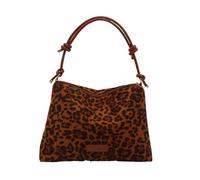 TSMORY Sac à bandoulière de grande capacité avec imprimé léopards, sac à main tendance sous les aisselles, sacoche décontractée pour les essentiels quotidiens, marron, As shown in the figure