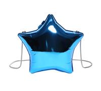 TSMORY Sac de soirée en acrylique pour femme - Sac à bandoulière en forme d'étoile - Sac à main de soirée pour fête, bleu, As shown in the figure