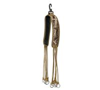 TSMORY Sangle de transport pour gibier, sac à oiseaux, oies, appâts, support de suspension 12 anneaux coulissants, lanière légère