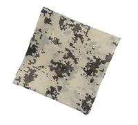 TSMORY Shemagh Écharpe du désert avec voile arabe Keffiyeh Châle en maille filet camouflage pour homme, Couleur sable., 130CM X 130CM