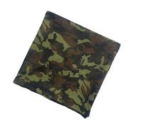 TSMORY Shemagh Écharpe du désert avec voile arabe Keffiyeh Châle en maille filet camouflage pour homme, Vert, 130CM X 130CM
