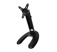 TSMORY Support de moniteur robuste et rigide pour étagère de bureau, support plat pour PC, support réglable pour économiser de l'espace