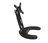 TSMORY Support de moniteur robuste et rigide pour étagère de bureau, support plat pour PC, support réglable pour économiser de l'espace