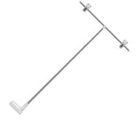 TSMORY Support de panneau en métal réglable avec clip rétractable pour affichage d'affiche pour supermarché, magasin, publicité, bannières réglables