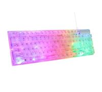 TSMORY Touches pour améliorer les claviers de jeu de jeu, cordon USB, touches flottantes, sensation mécanique à l'eau, claviers mécaniques