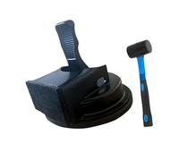 TSMORY Ventouse d'absorption puissante qui corrige facilement la casse - Construction solide en aluminium et fer pour une utilisation permanente - Tampon gluant recyclable