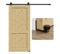 TSMST 152CM/5FT Quincaillerie De Porte Coulissante Kit Porte Coulissante Rail pour système de quincaillerie à célibataire porte